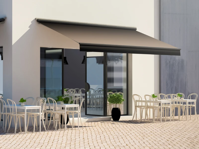 פרגולה חשמלית מתקפלת