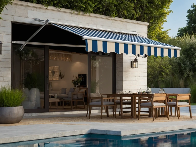 פרגולה חשמלית מתקפלת